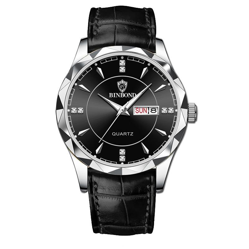 

Чоловічі годинники найкращого бренду Розкішні чоловічі наручні годинники Золотий корпус Шкіряний кварцовий годинник Спортивні водонепроникні чоловічі годинники Новинка 2024 року