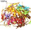 100Pcs/Set Pack Stay Tight Portable Twist Tie Bags Fastener Sealing Fixed Ties for Travel