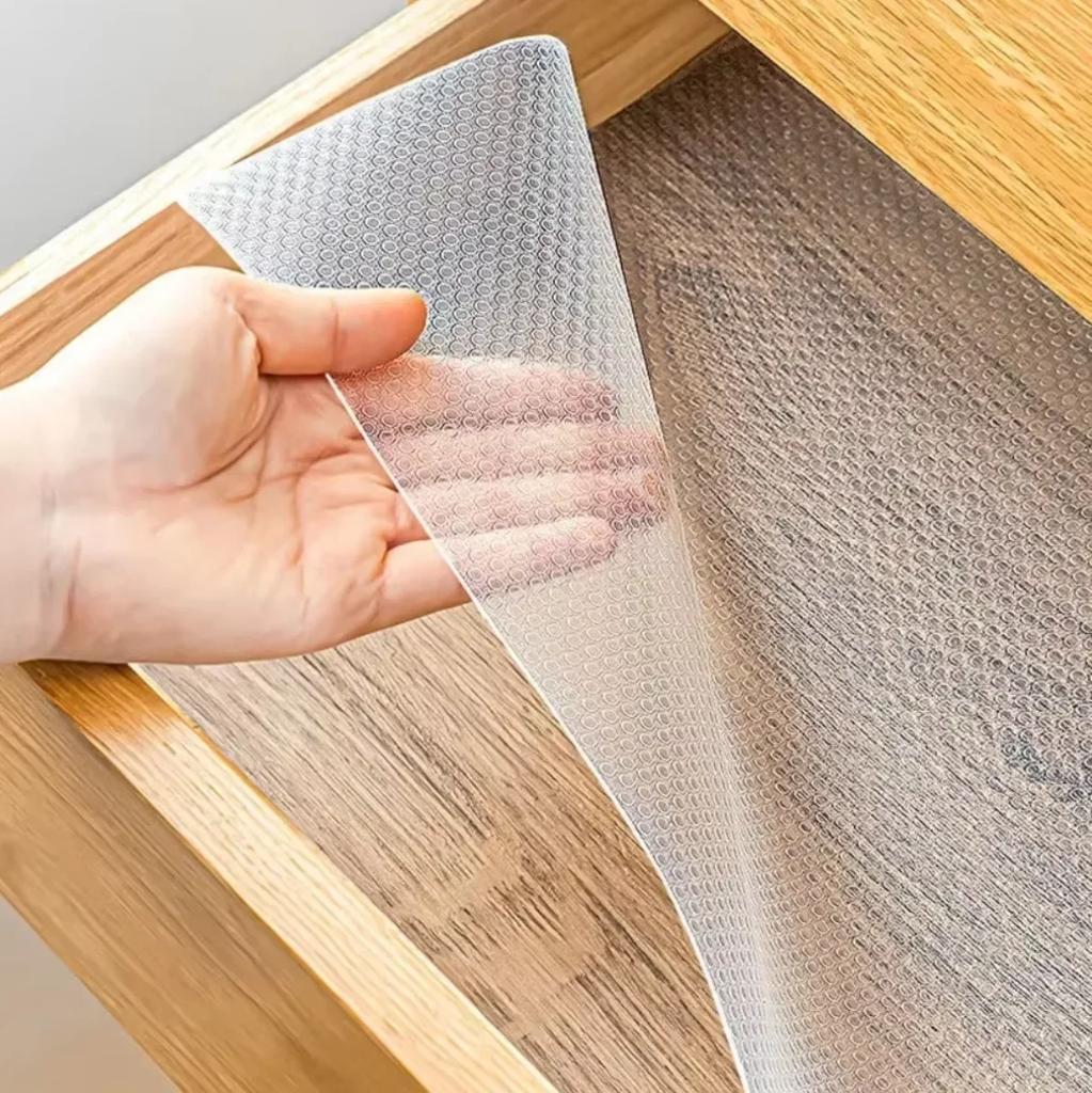 30cm 1.5M Drawer Mat Shelf Cover Liners Non Slip Waterproof Closet Placemat Table Pad Cabinet Oil-proof Liners Non-Adhesive