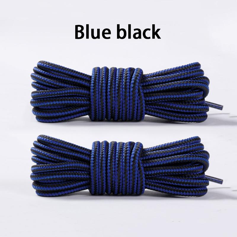 2 Pair NEW Heavy Duty Round Boot Laces Durable Striped Shoelaces for Hiking Work Boots Outdoor Sports Sneaker Shoe Laces
