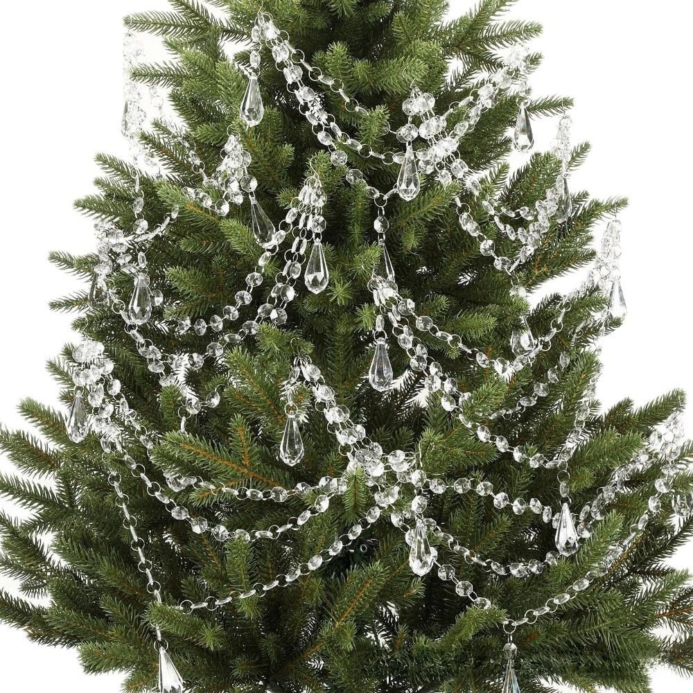 Acrylic Crystals Christmas Decorations 3 Layer Rhinestone Beads Pendant Wedding Party