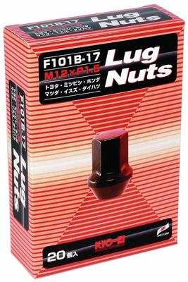 Lug Nuts 20 Type M12 X KYO-EI [Kyoei Sangyo] [Quantity Pieces] [Bag 17HEX] P1.5 F101B-17-20P