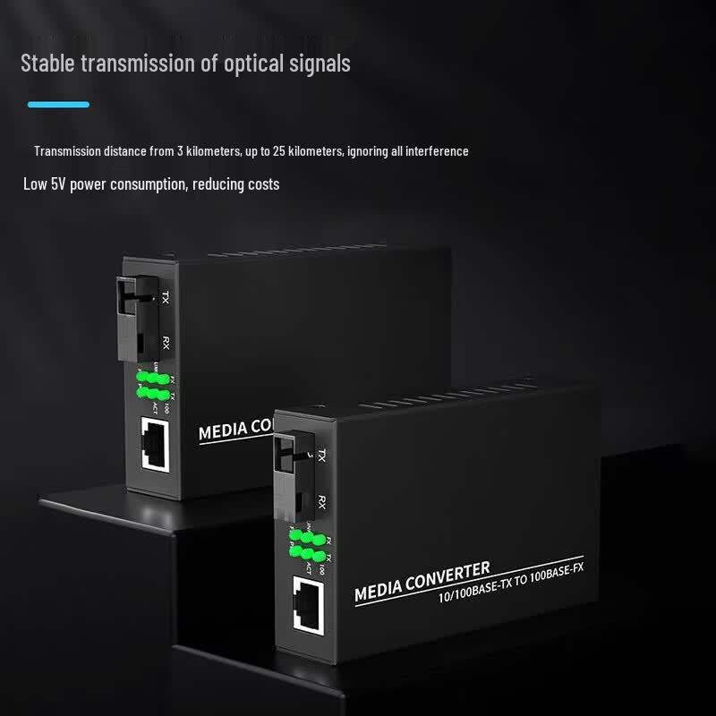 Gigabit Single-Mode Single-Fiber Optic Transceiver Pair