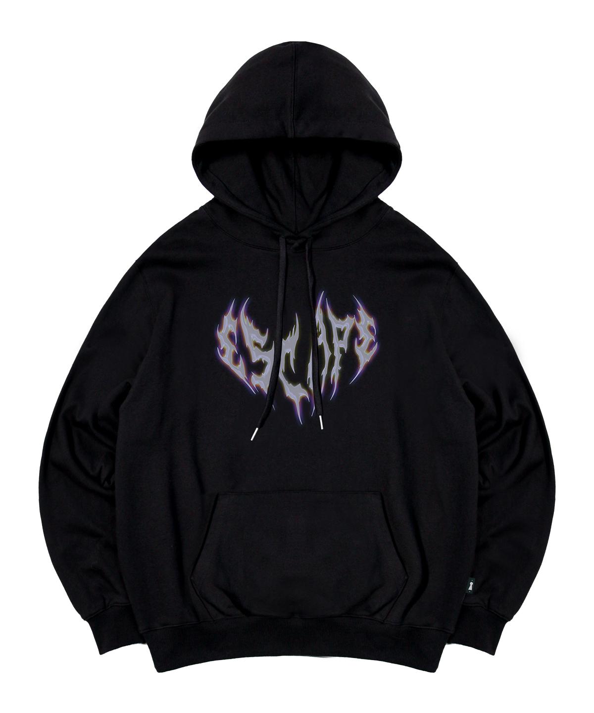 Escape From Thorn Logo Print Hoodie Black M
