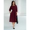 Women's Spring and Summer New Fashionable and Casual Seven Sleeve Waist Slimming Dress