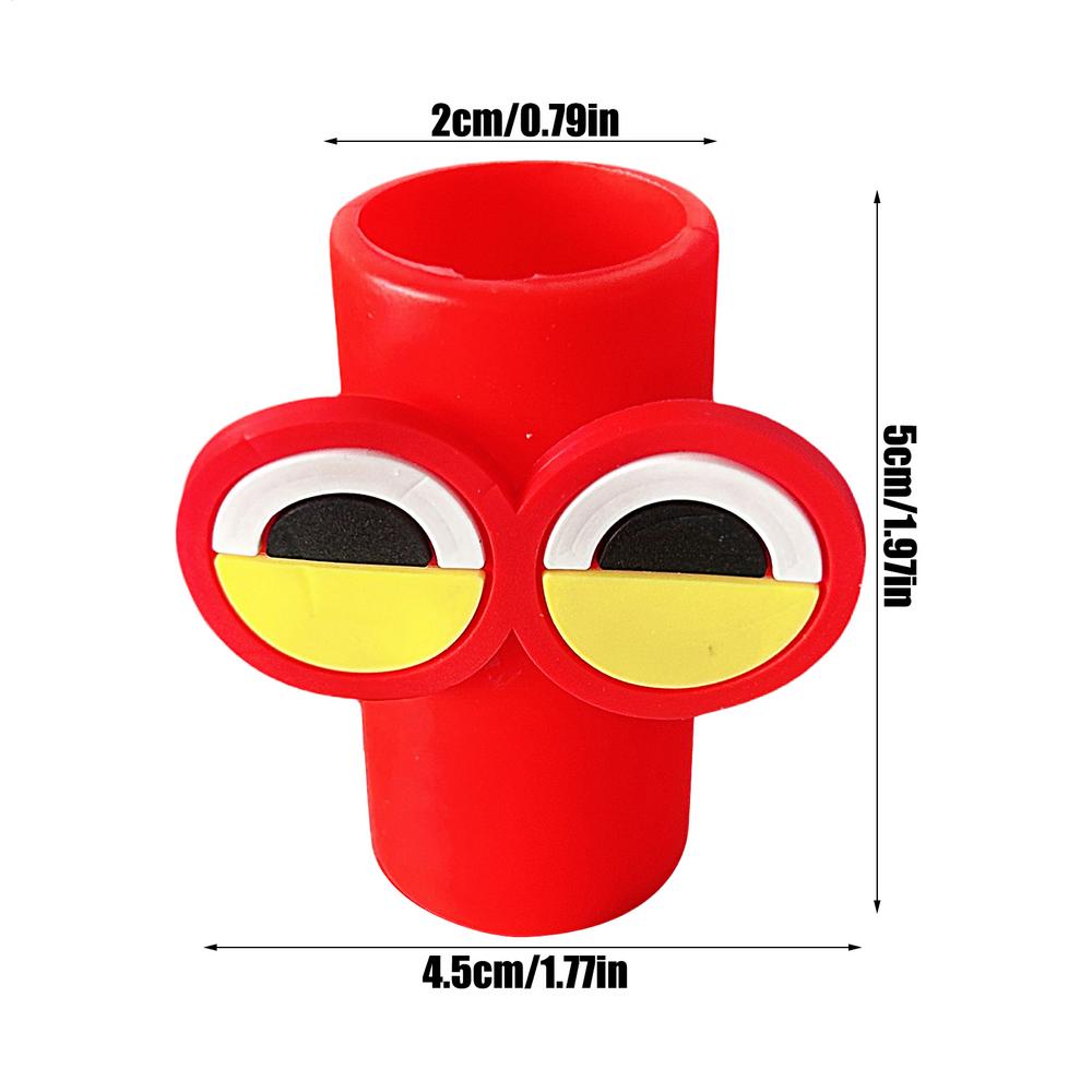 

Автомобильный держатель для бальзама для губ, автомобильный держатель для помады, не тающий, мультяшный дизайн, стойка для хранения, чехол, крепление-брелок для воздуховода, для пеших походов, для улицы красный