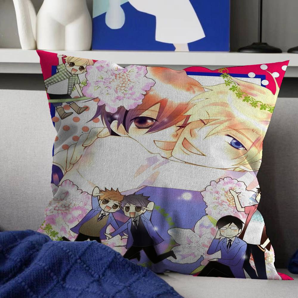 Anime Ouran High School Host Club Maple Design Cushion Cover Happy Autumn Harvest decor Holiday Decorati Pillow Cover