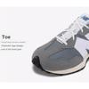 New Balance Nb 327 Comfortable Versatile Low-Top Kids Running Shoes Kids Running Shoes Gray White GS327LAB