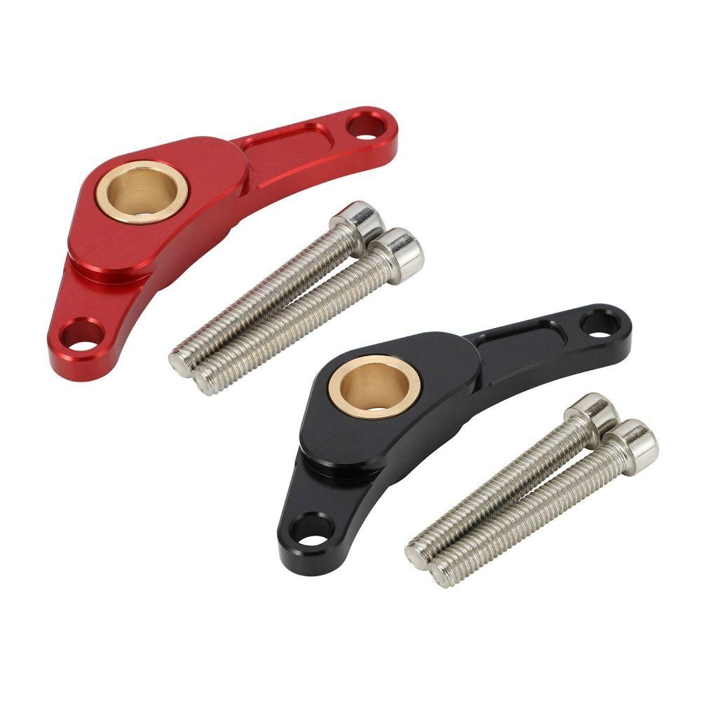CNC Machined Shifter Bracket Billet Aluminum Red Black Color Shift Lever Support Stabilizer for Honda CRF 110