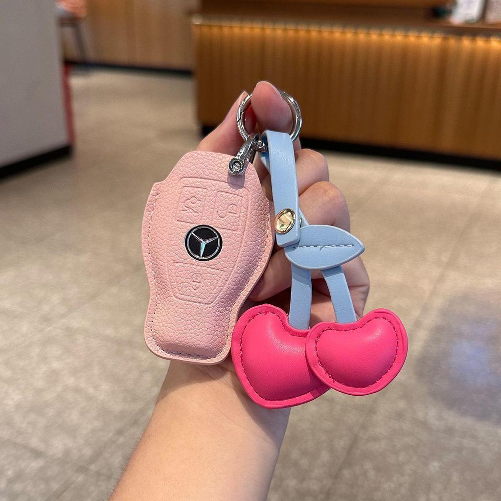 Premium Car Key Case: Suitable for Mercedes C260L/E300L/GLC300L/A200L/GLB, Designed for Girls
