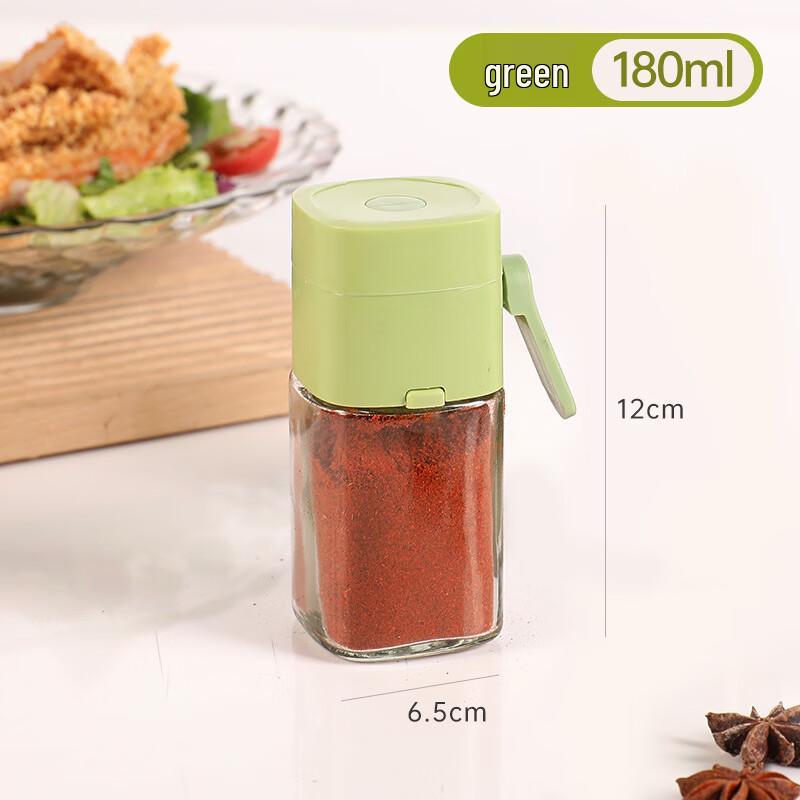 RuHan Press Control Glass Salt Shaker