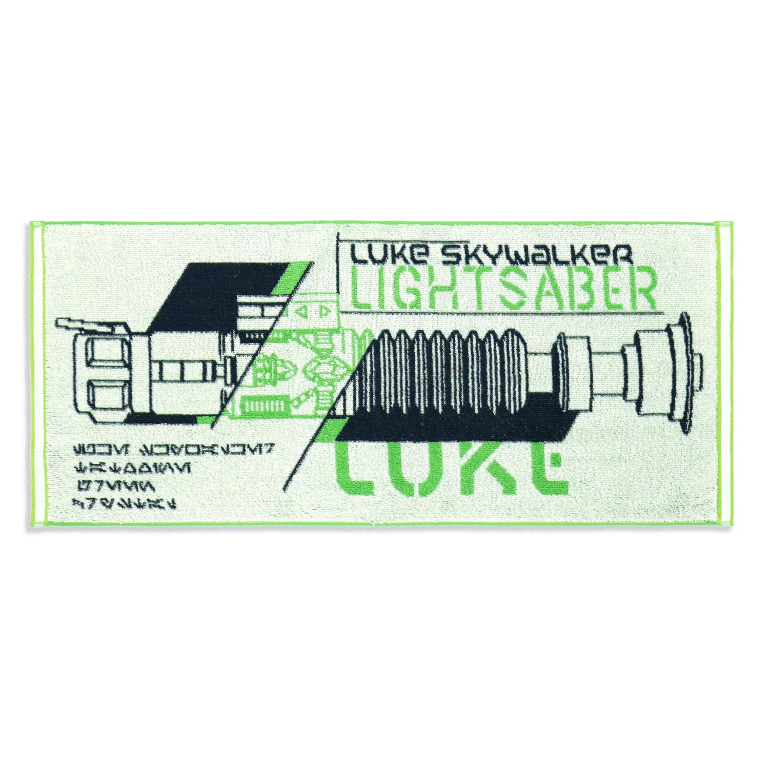 

STAR WARS Skywalker Face Made in Fluffy 34 x 80 cm Towel, Green, Japan, Cotton, 19-0152180, Approx. зелений