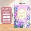 2027 English A5 Daily Planner with Custom Logo