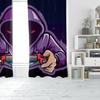 2 Pieces of Hacker Portrait Printed Curtains, Pole Bag Curtains 30*65, Home Decoration, Room Decoration