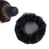 Ladies Solid Plan Black Hair Bun Cover Snood Net Ballet Women Dance Skating