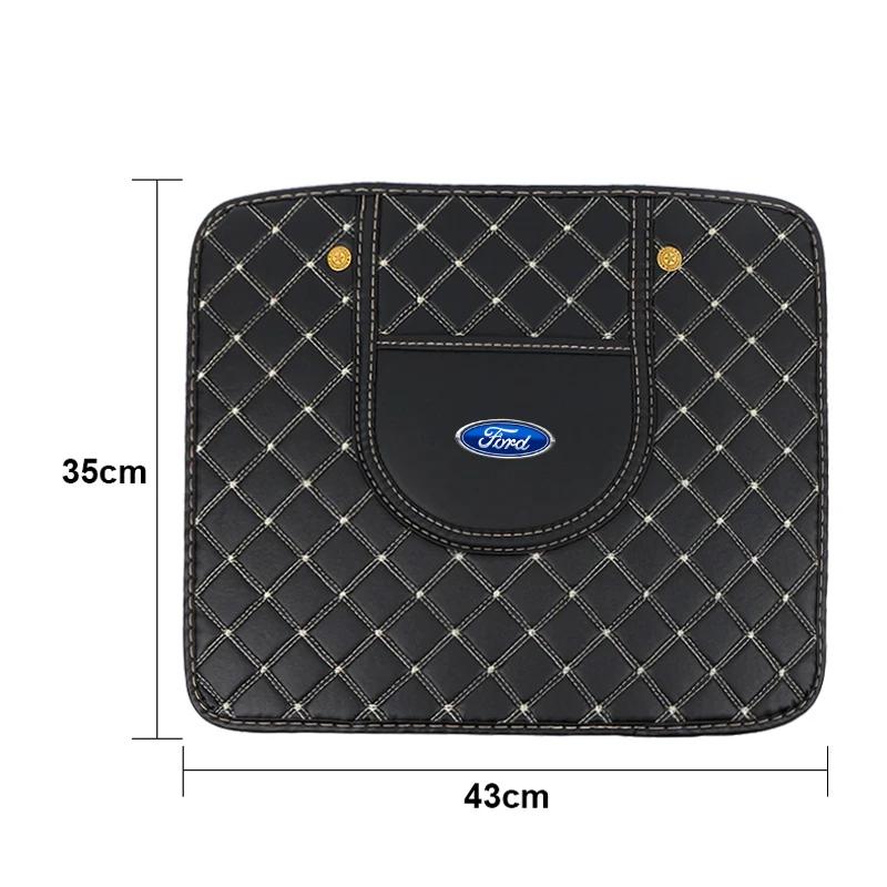 2025 Hot For Ford New Car Anti-Kick Mats Auto Seat Back Protector Cover For Children Car Back Seat Anti-Dirty Pad For Ford Fiest