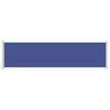 Side Awning Extendable 600 x 160 cm Blue