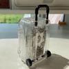 7.5*5cm Storage Box Suitcase Shape Mini Transparent Case With Handle Decorative Plastic Jewelry Candy Miniature For Home Desktop