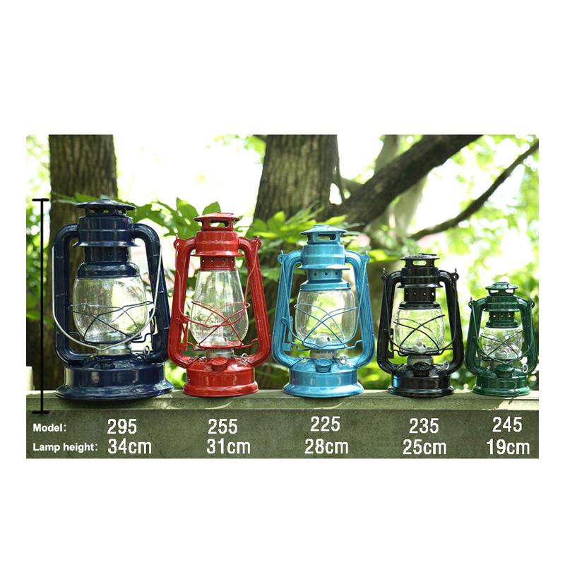 1Pc 25Cm Bronze Kerosene Lamp Retro Horse Lamp Camping Lamp Outdoor Tent Lamp Emergency Camping Portable Hanging Lamp