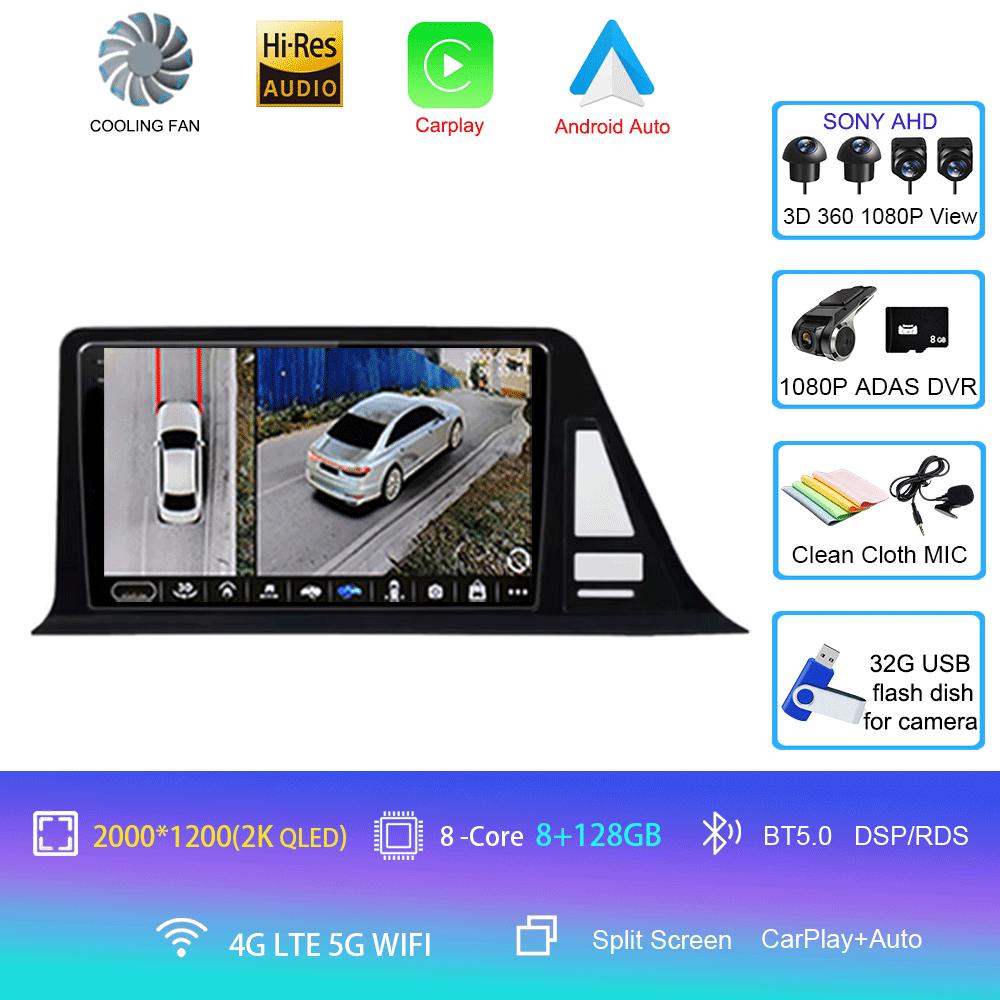 For Toyota CHR C-HR 2016 2017 2018 2019 Car Radio Android 14 Carplay Auto Multimedia Player Autoradio GPS Stereo 2din Head Unit