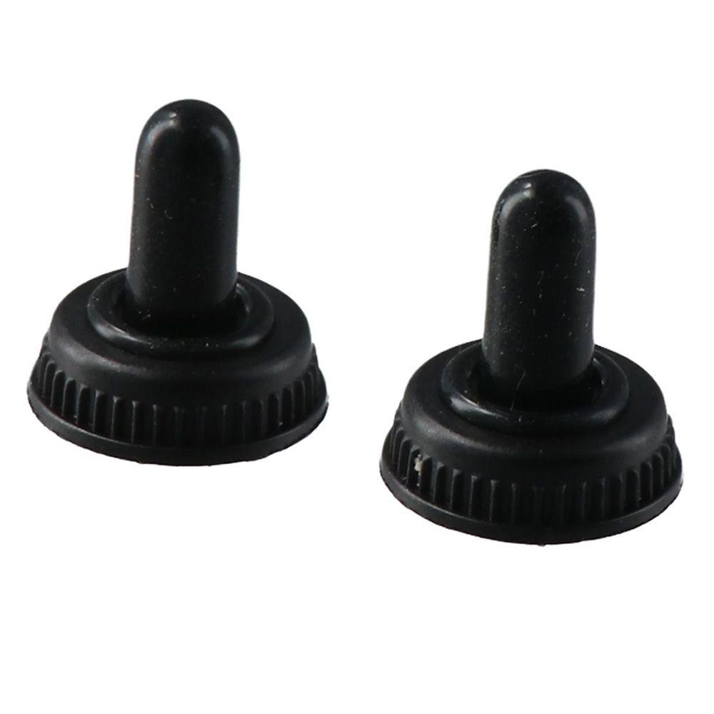 10PCS Waterproof Black Electrical Switch Covers 6mm Rubber Waterproof Rubber Rocker Boot Switch Covers