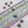 Single Sided Star Origami Paper Cartoon Folding Star Cute Star Paper Strip  Kids Gift
