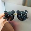 Cartoon Bear Kids Sunglasses Rimless Eyewear Party Children Sun Glasses  for Boys Girls