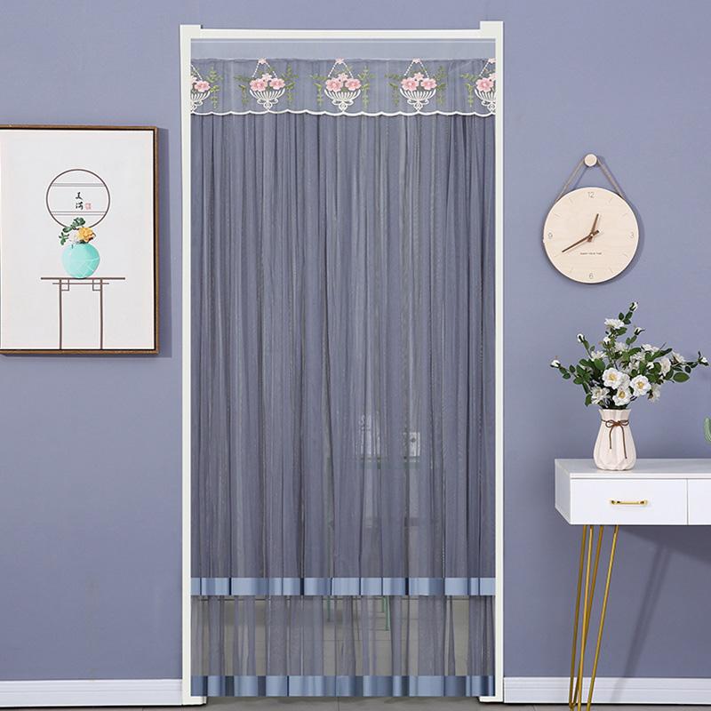 1PC Double Layer Door Net Screen Side Fly Polyester Hanging Door Curtain Mosquito Proof Summer