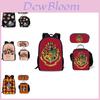 Harry Potter Backpack Set With Nylon School Bag And Pencil Case For Students