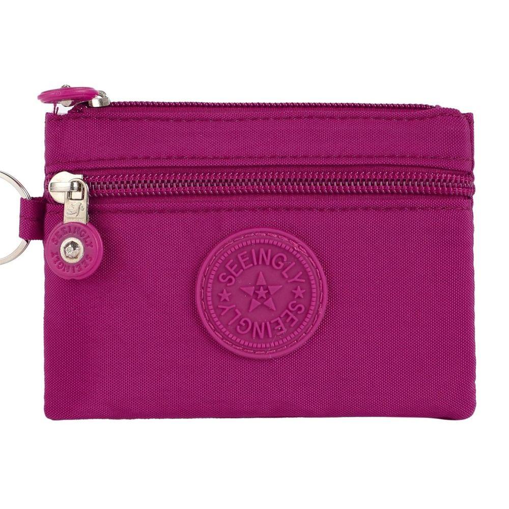 Leinen Geldmünzbörse 2025 Neu mit Schlüsselring Wasserdicht Kreditkartenhalter Verschleißfeste Geldbörse Geldbeutel Männlich Weiblich