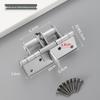 4-Inch Multifunctional Concealed Wood Door Hinge with 90° Automatic Door Closer