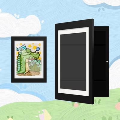 11.7x16.5 -Colle Kinder -kunstwerk -Framework for Wall Mounting Versatile Front Opening Frame
