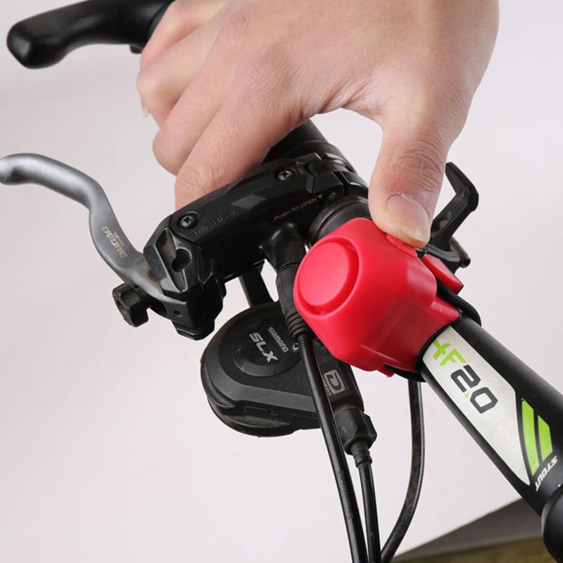 Bike Electronic Loud Horn Bicycle Bell Warning Safety Electric Bell Bike Handlebar Alarm Ring Outdoor Cycling MTB