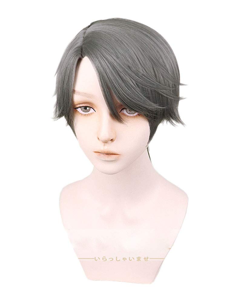 Парик для косплея Identity V (Пятый элемент) Парик для косплея Perk Embalmer, термостойкий, серый