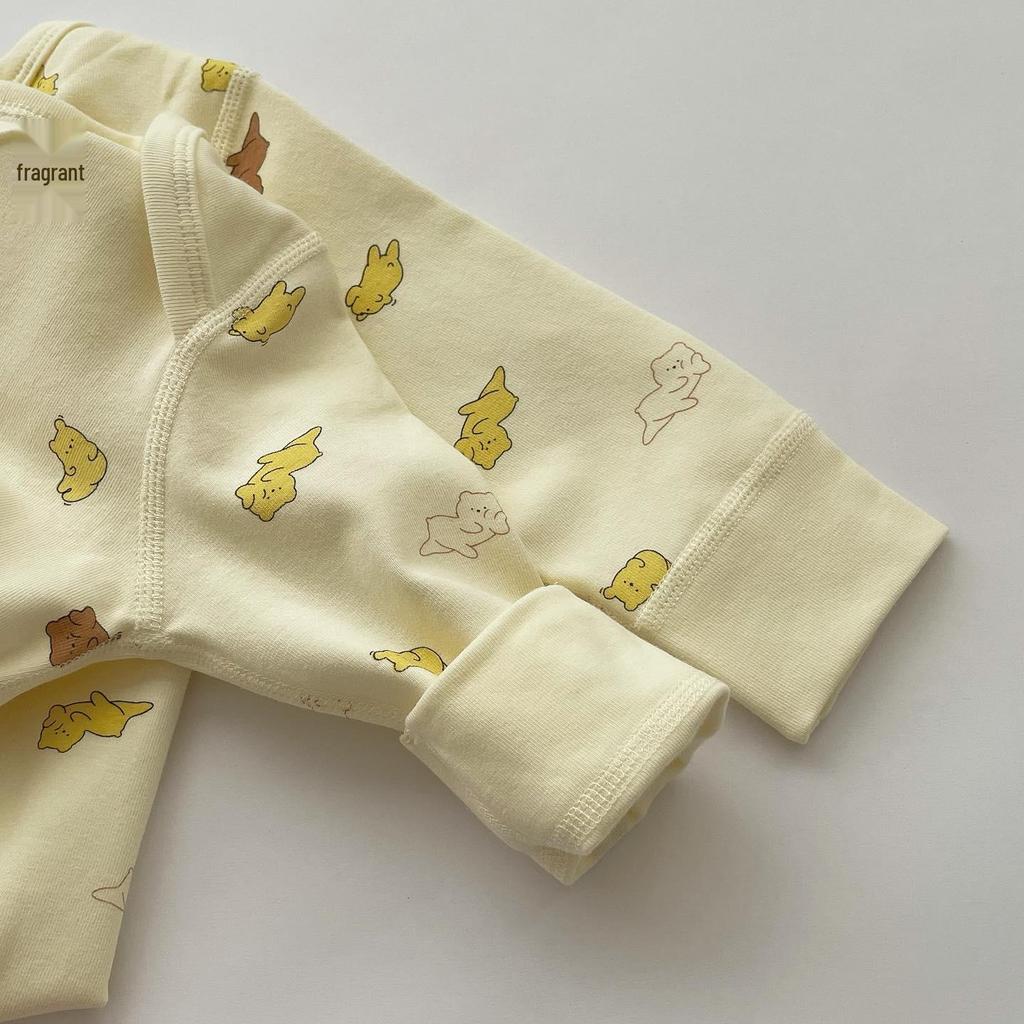 2024 Autumn Baby Romper: Long Sleeve Envelope Style, Class A Newborn Clothing