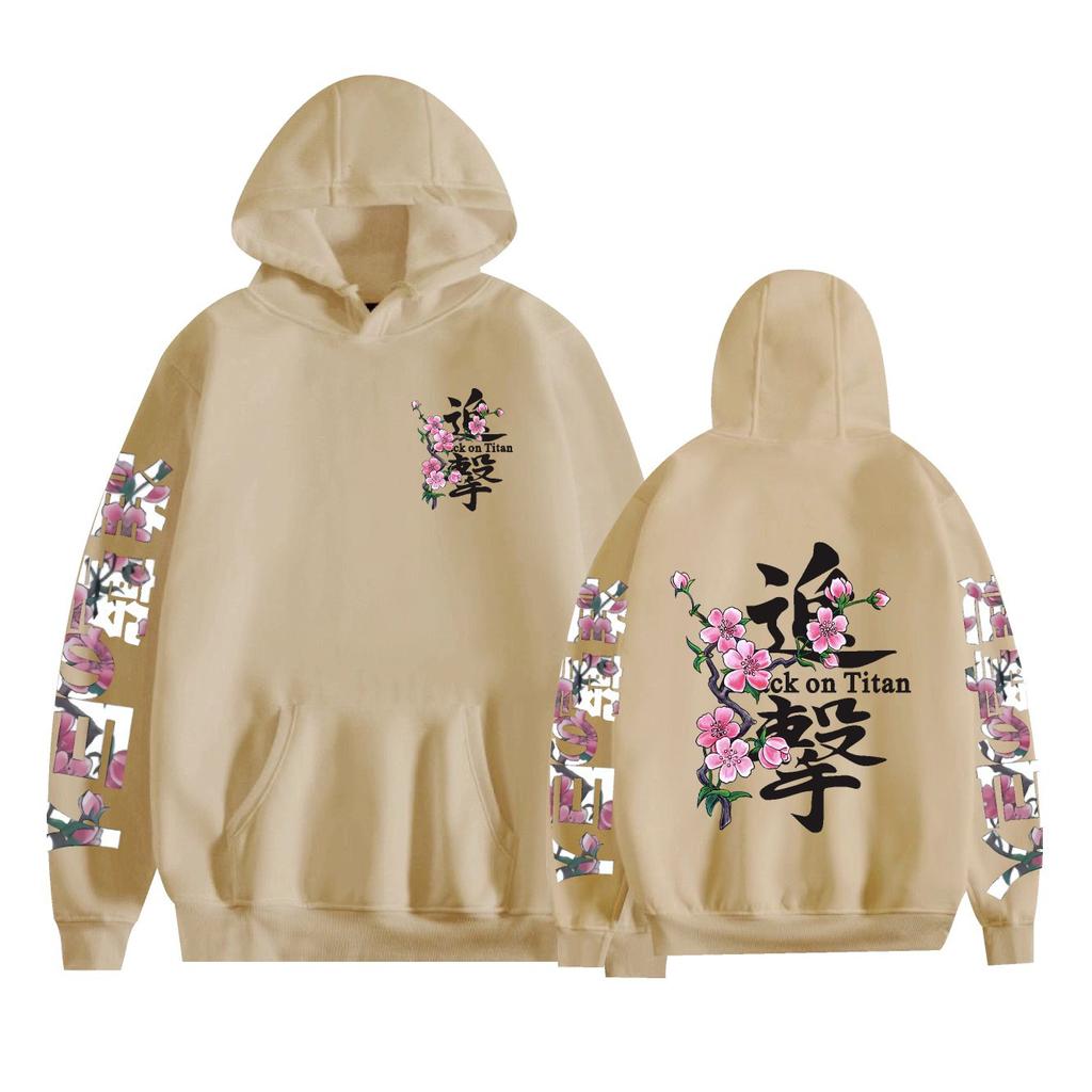 Attack On Giants Surrounding Hoodies Loose Casual Men's Women's Trendy Autumn/Winter Hoodie