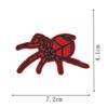 Red Cartoon Spider Decorative Embroidered Patch for Clothing