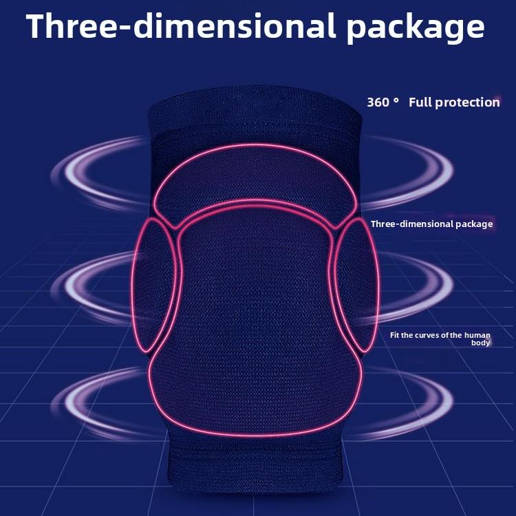 Sport Kniepolster EVA Schwamm Anti-Kollisions-Kniepolster Leggings Tanzen Knien Gartenarbeit Kniepolster Kniegelenk Stoßabsorption Leggings