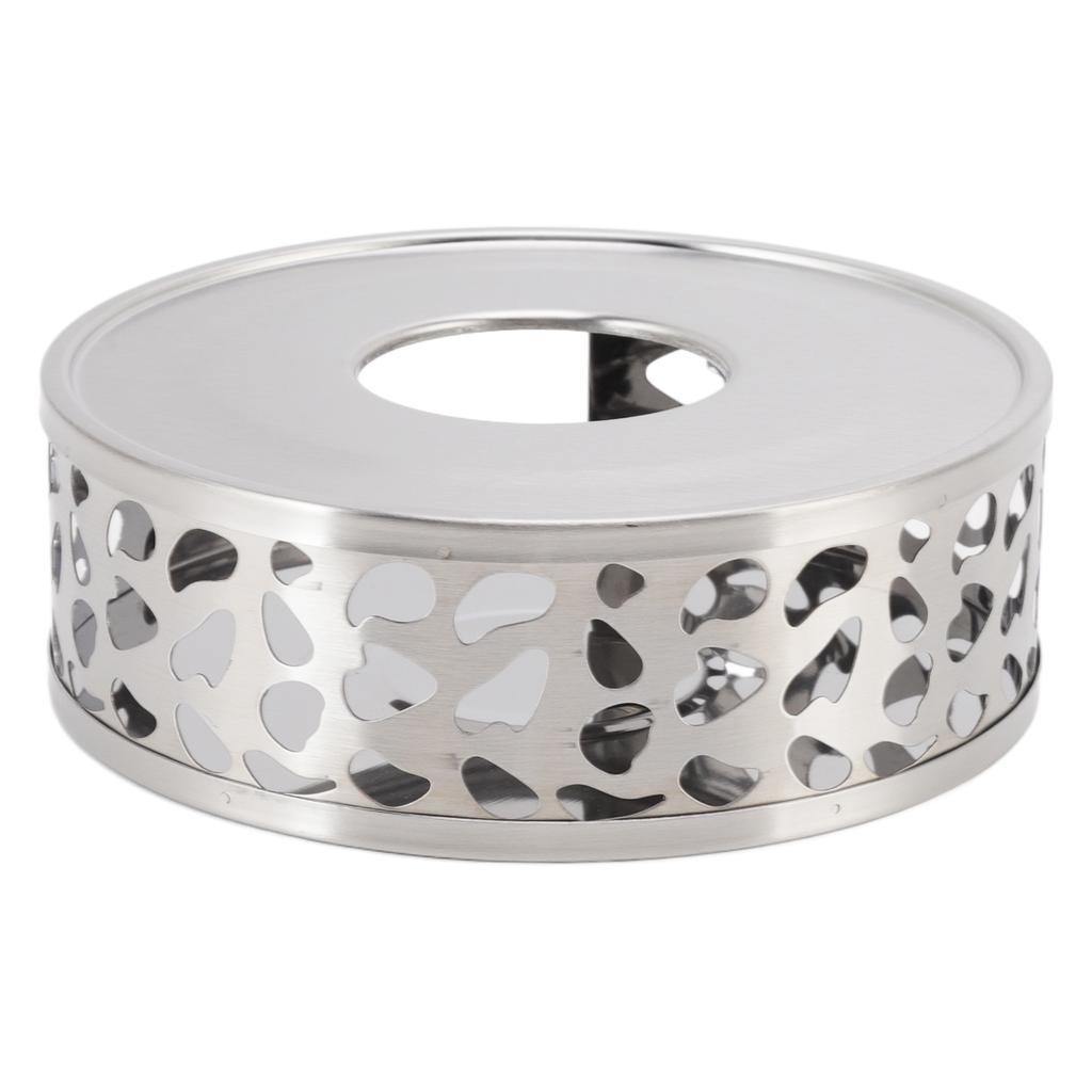 Teapot Heater Stainless Steel Ventilation Hole Design Hollow Teapot Warmer for Home Irregular Hole