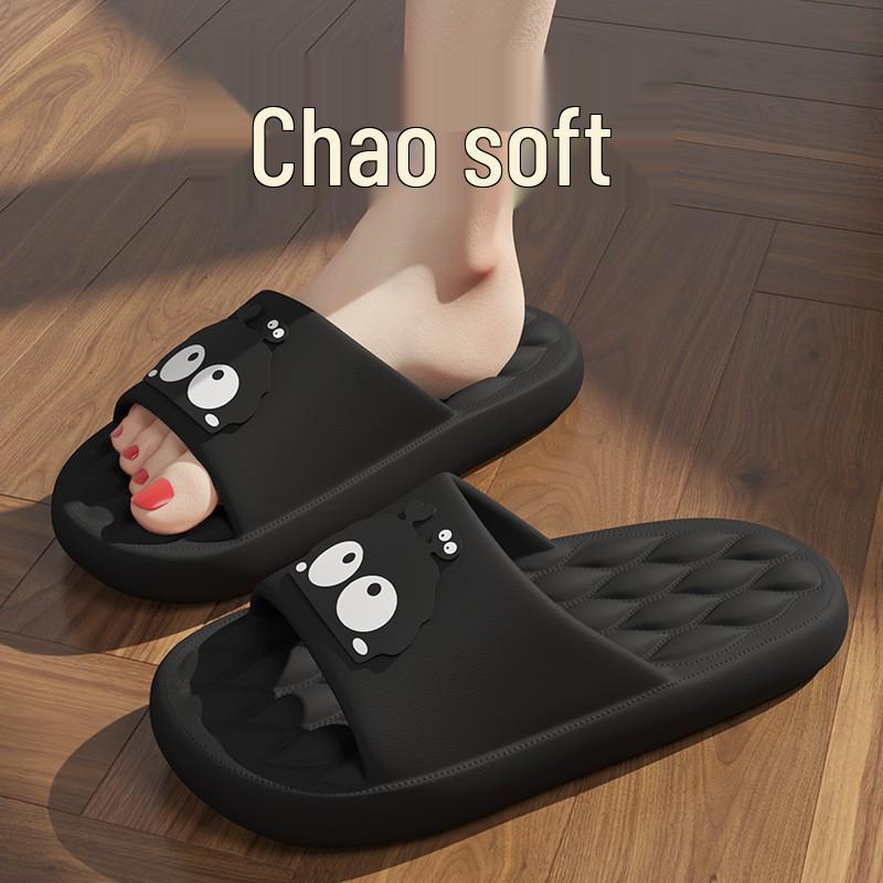 Men's and Women's Non-Slip Bathroom Sandals: Thick-Soled, Deodorant EVA Slippers for Home and Summer.