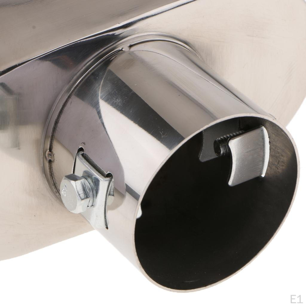 Anti- Polished Outlet Exhaust Tail Tip Muffler