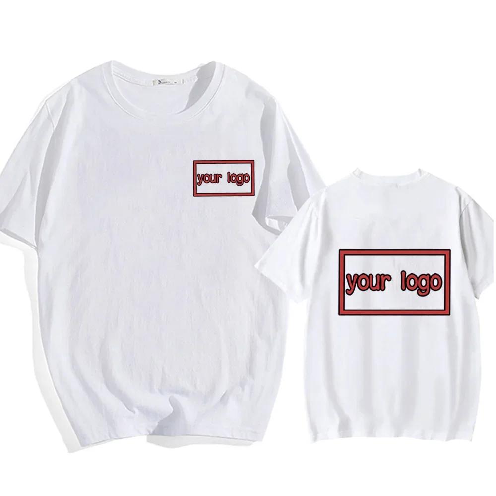 Customized Printed Leisure T Shirt Harajuku Women Men Tee Diy Your Like Photo or Logo T-Shirt Custom Drop Shipping Tshirt