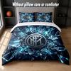 Borussia Dortmund Design Bed Bedding Set 1 Duvet Cover + 2 Pillowcases Soft Breathable Household Bed Linens