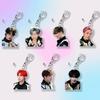 7pcs Member Racing Suit-themed Keychains, Celebrity Merchandise Support Charms, Bag Pendants