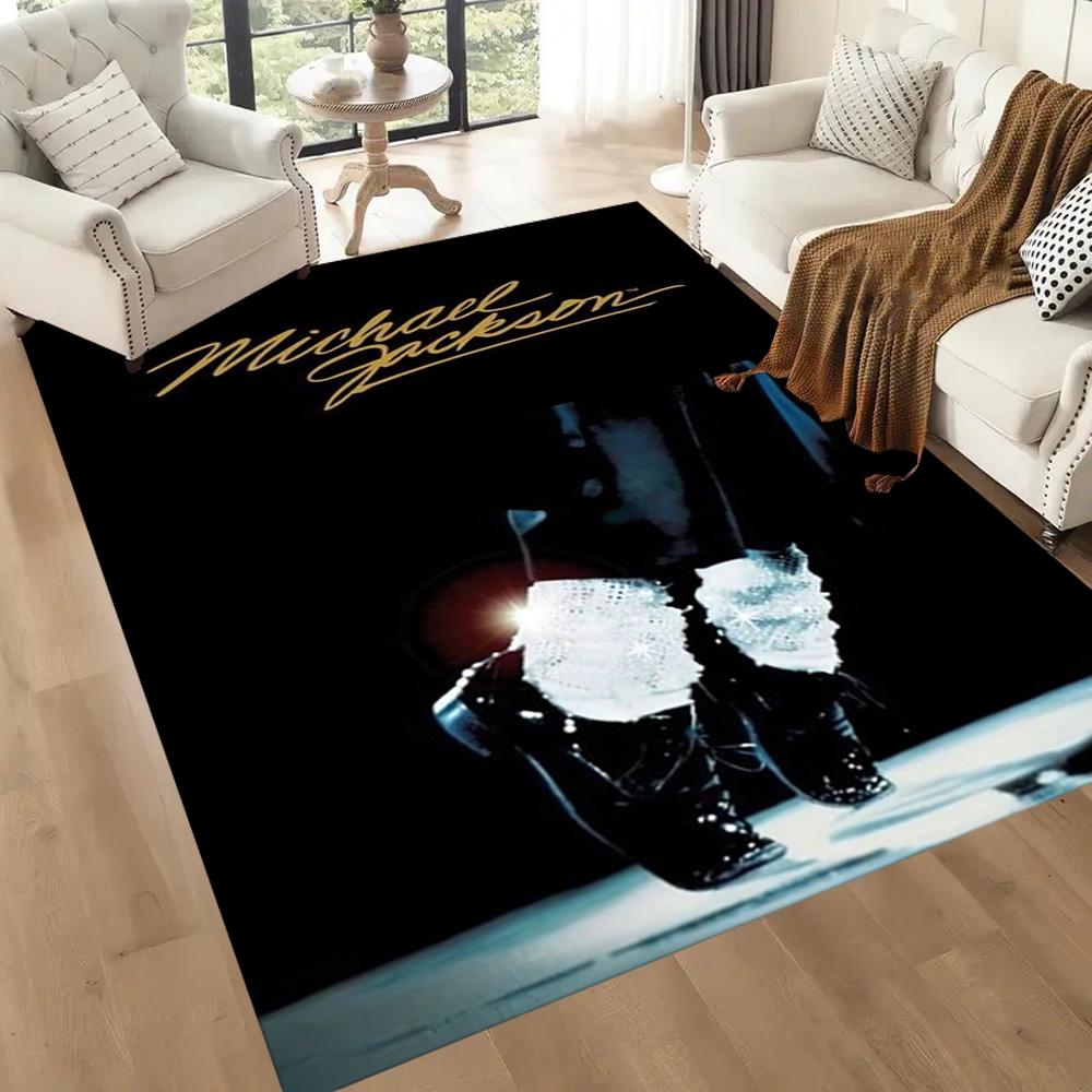 I tappeti quadrati dallo stile iconico di Michael Jackson sono un'ottima scelta per soggiorni, camere da letto, arredamento della casa e come regali.