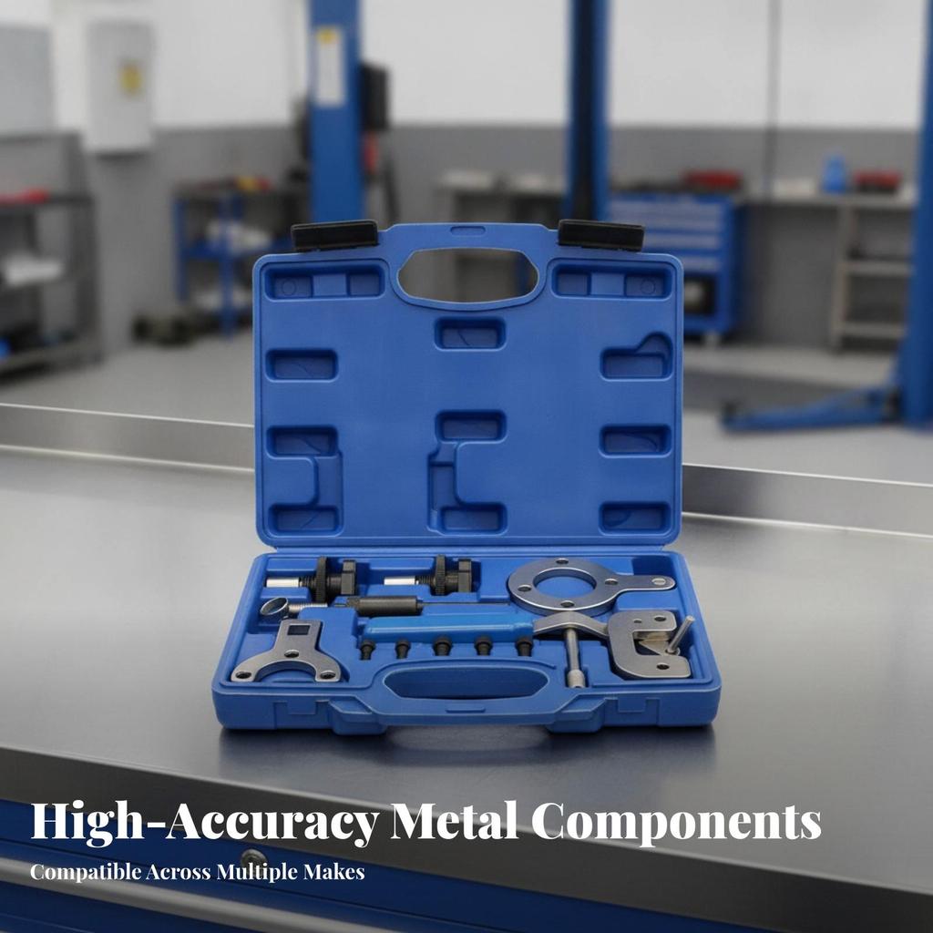 Camshaft Locking Alignment Tool Kit Heavy-Duty Engine Timing Set Organized