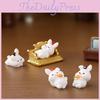 Charming Resin Bunny Figurines Playful Cartoon Animals For Miniature Garden