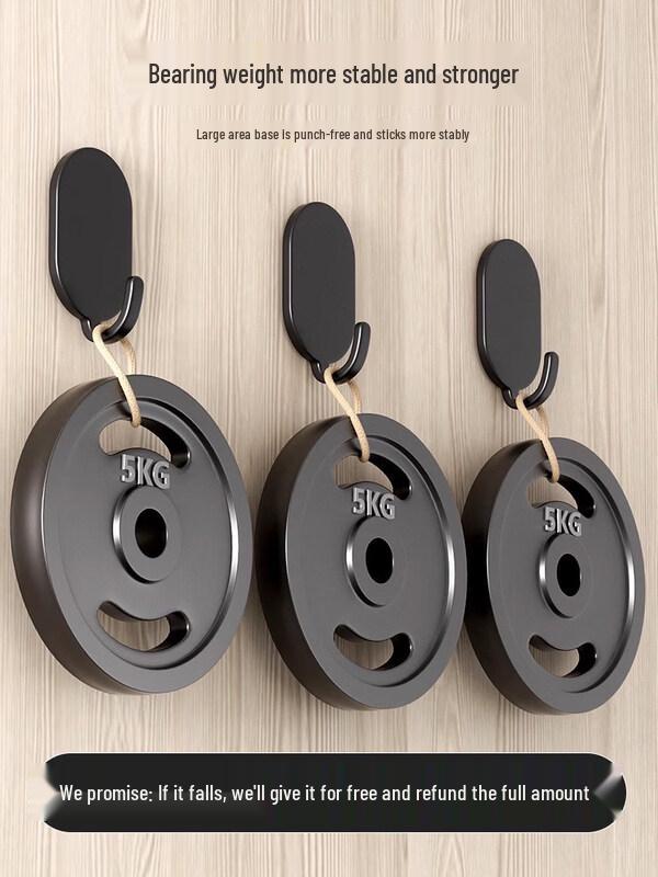 LIEI Punch-Free Stainless Steel Wall Hooks