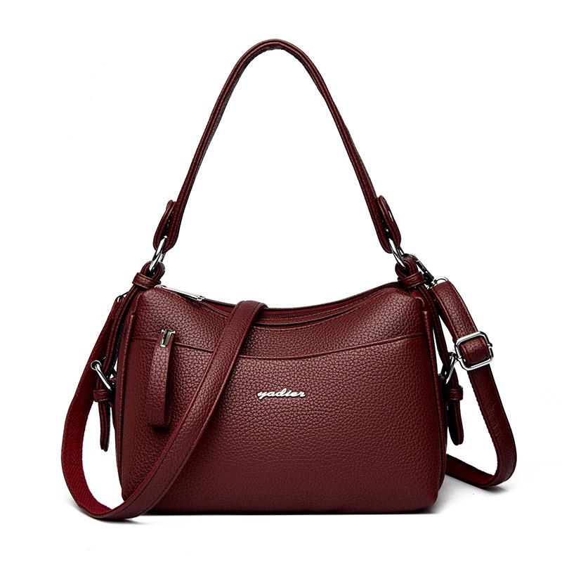 

Single Shoulder Bag New Women s Niche High-end Women s Bag Summer Office Worker Large Capacity Women s Commuting Handbag фіолетовий