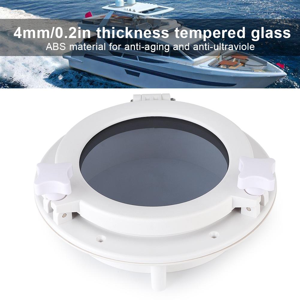 215mm Rundt Koøye Belysning Ventilasjon Yacht RV Luke Vindu Portlights